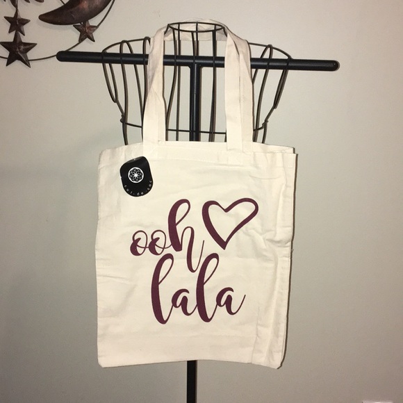 cul-de-sac Handbags - NWT Eco tote canvas bag “ooh la la”